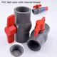 1PC 1/2,3/4,1,1.2,1.5,2 pollici Tubo in PVC Valvola con filettatura femmina Acquario Giardino
