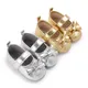 Scarpe da bambina in PU oro argento Bling Bling Princess Baby Shoes Baby Soft Sole bambina scarpe da