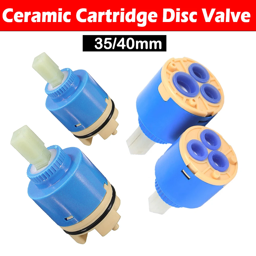 35/40mm Rubinetto a cartuccia a disco ceramico Valvola a cartuccia termostatica Miscelatore acqua Rubinetto Sostituisci la parte Cartuccia in ceramica