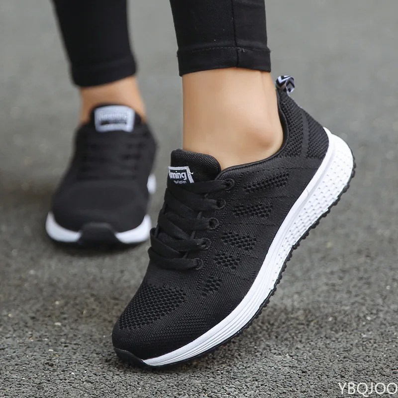 Scarpe da ginnastica da donna Scarpe casual Appartamenti Air Mesh Scarpe da ginnastica traspiranti Scarpe da donna Scarpe da ginnastica da donna Scarpe da donna Basket Tenis Feminino