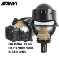 SANVI 3.0 Bi LED Proiettore Lente Faro Per Auto 55W 5500k Auto H4 H7 9005 9006 LED Lente Faro Hella 3R G5 Auto Luce