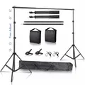 2X2M 2X3M 2.6X3M Background Support System Kit Adjust Height Backdrops Stand for Photography Photo