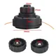 1*Trimmer Head+1*Spring+1*Knob+2*Line Spool Bump Feed Spool Head Kit Cutting Double Line Trimmer