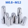 Perno cilindrico s M1 M1.5M2 M2.5 M3 M4 M5 M6 M8 M10 M12 304 perno cilindrico solido in acciaio