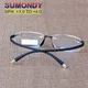 SUMONDY Upscale Extremely Flexible Temple Rimless Reading Glasses Men Women Spectacles Magnifying