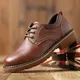 2023 Autumn New Men Leather Shoes Brogue Casual safety shoes Men Genuine Leather Shoes Work Business