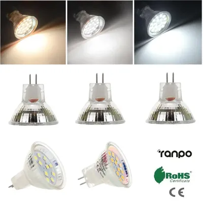 GU4 LED Spot Light Bulbs MR11 AC DC 12V 24V 2835 SMD 2W 3W Cool Warm White Lamp 10W 20W Halogen Light Equivalent 12 18 LED Chips