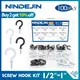 100/118/150/185pcs Wall Hook Screw Hook Set Hanger Screw-in Hook Kit Light Ceiling Kitchen Cup Hook