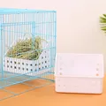 Rabbit Hay Feeder Hay Manger Small Animal Food Feeder Guinea Pig Hay Rack Grass Basket Food Bin Bowl