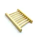 Natural Eco Friendly Bamboo Soap Dishes Tray Holder Storage Soap Rack Plate Box Portable Bathroom