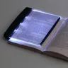 Luce del libro piatta luce del libro della pagina per la lettura nel letto di notte libro a LED