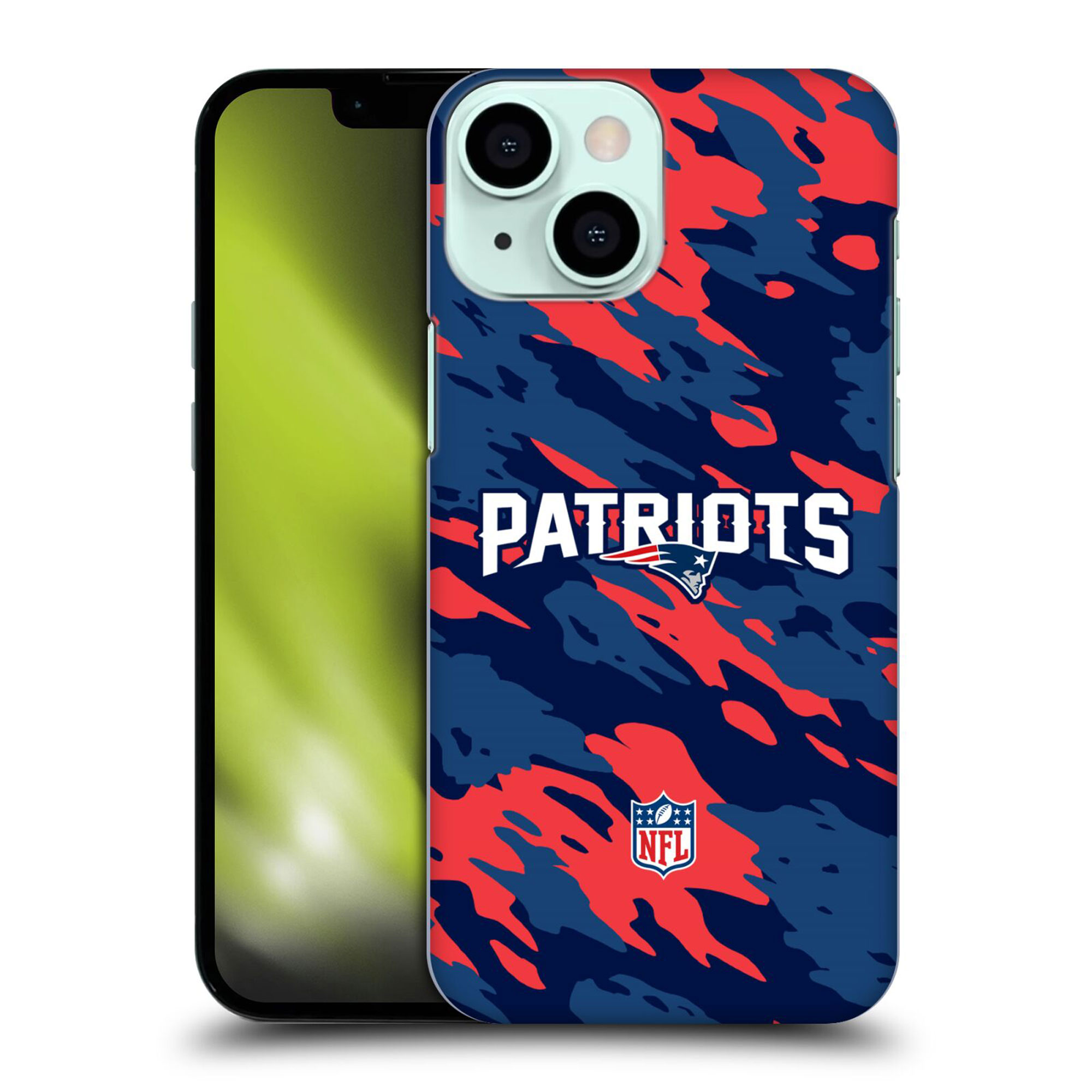 New England Patriots Hartschalen-Handyhülle mit Camouflage-Logo - iPhone Image