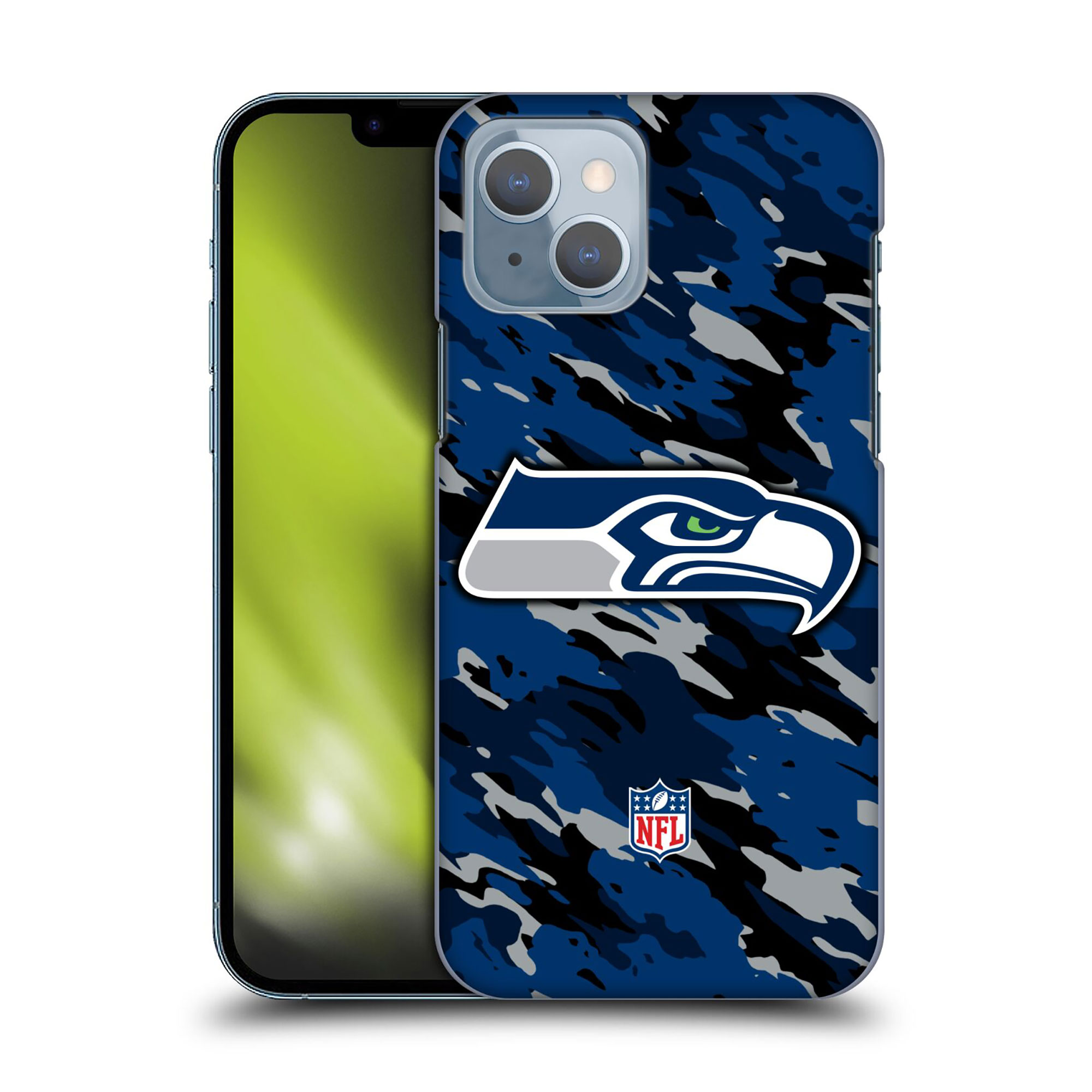 Seattle Seahawks Hartschalen-Handyhülle mit Camouflage-Logo - iPhone Image