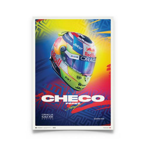 Red Bull Racing – Sergio Pérez 2023 Helmposter