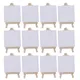 6/12 Sets of Mini Stretched Artist Canvas Art Board White Blank Art Boards Wooden Oil Paint Artwork