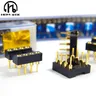 10 pz 8-pin DIP8 DIP-8 IC presa OP AMP presa sede Base oro importazione placcatura in oro 8 pin