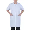 White Medical Uniforms Unisex Lab Overall Nurse Doctor Professional Work Clothes Mid-length Short