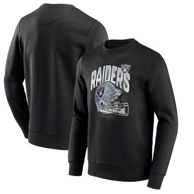 Las Vegas Raiders End Around Helm-Sweatshirt mit Rundhalsausschnitt – Herren Image