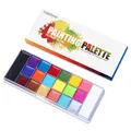 20 Colors Safe Cosmetic Flash Tattoo Painting Art Halloween Party Makeup Fancy Dress Beauty Palette