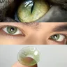 UYAAI 1 Pair Blue Colored Lenses Beauty Green Eye Color Lenses Pink Lenses Korean Lenses Grow Eye