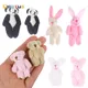 4/4.5/6cm Mini Teddy Bear Plush Toy Joint Bear Cartoon Stuffed Dolls Long Ear Rabbit Toys Souvenirs