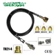 Soda WaterAccesory Maker to External Co2 Tank Cylinder Adapter and Hose Kit W21.8-14 G3/4 CGA320