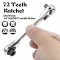 10Pcs Mini Ratchet Wrench Double Ended Quick Socket Ratchet Wrench Screwdriver Hex Torque Wrenches