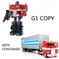 G1 Optimus Prime KO replica Transformation toys Deformed CONVOY WITH CONTAINER metal car head With