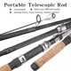 Telescopic Lure Rod Spinning Fishing Rod Sea pole Telescopic Design for Saltwater & Freshwater