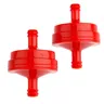 2pcs Lawn Mower Plastic Red Inline Fuel Filter for Briggs and Stratton Inline In Line Fuel Filter