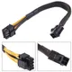 4 Pin Male To 8 Pin Female CPU Power Converter Cable Lead Adapter 4Pin To 8pin Office Supplies