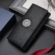 BISON DENIM Vintage Long Wallet Genuine Leather New Designer Brand Luxury Cowhide Handbag Card