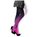 Long Socks for Women Red Yellollw Blue Gray Black 120D Velvet Tights Gradient Opaque Seamless