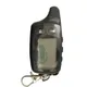 Wholesale 4​33.92MHZ Tw9010 LCD Remote Control Keychain for Two way car alarm system Russian