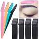 100/80/20Pcs Eyebrow Knife with Safety Cover Multipurpose Face Shaving Razor Brow Hair Trimmer