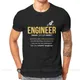 Software Developer IT Programmer Geek TShirt for Men Engineer Definition Round Neck Pure Cotton T