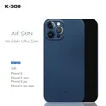 K-Doo 0.3mm Thickness Air Skin Ultra Slim Case for iPhone 13 Pro Max 12 mini 12 Pro 12 Pro Max Super