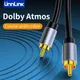 Unnlink Digital Coaxial Audio Cable Hifi 5.1 Coaxial Cord Dolby Atmos for Soundbar Subwoofer DVD