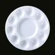 P82F Paint Palette Tray Round Plastic Watercolor Mixing Palette DIY Craft Kids Art Supplies