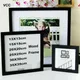 Classic Wooden Square Picture Frame Photo Plexiglass Include Poster Frames For Wall Hanging Family