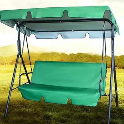 Outdoor Patio Swing Top Cover Chair Cover Sun Canopy Cover Park Swing Rain Shelter Home Garden