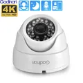 Gadinan 4K 8MP IP Camera Face Detection H.265+ Onvlf Dome Indoor Audio CCTV Wide Angle 2.8mm