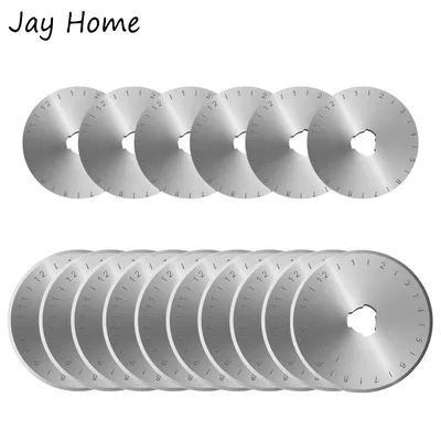 28-45MM Rotary Cutter Blades Sharp and Durable Replacement Cutting Blades Refills for Quilting Scrapbooking Sewing Arts Crafts