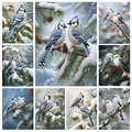 5D DIY Diamond Painting New Collection Birds Winter Snow Landscape Mosaic Full Embroidery Art Cross