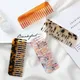 Kids Wide Teeth Acetate Hair Combs Anti-static Massage Hair Brush Hairdressing Colorful Hairdress