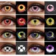 1pair(2pcs) Color Contact Lenses for Eyes Anime Cosplay Colored Lenses Blue Green Multicolored