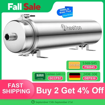 5000L/H Ultrafiltration Filter Whole House Household Water Filter System 0.01 μ m Reusable Sediment Water Filter Filter Sediment