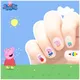 Peppa Pig Nail Stickers Kawaii Toys Children's Cartoon Dolls Makeup Toys Nylon Stickers Girls