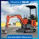 Agricultural Machinery JKW-10 Mini Excavator Small Digger 0.8 Ton 1 Ton Micro Digging Machine With