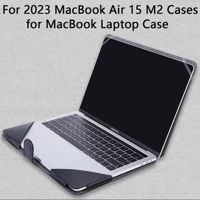 PU Leather Laptop Bag For 2024 MacBook Air 15 15.3 inch M2 M3 Case for Macbook Air 13 Pro 13 Pro 14